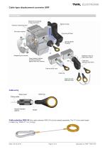 Draw-wire displacement converter SWF - 4