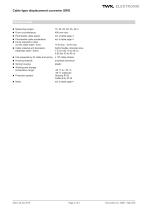 Draw-wire displacement converter SWG - 2