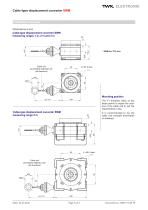 Draw-wire linear transducer SWM - 3