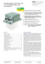 Inclinometer NBN/S3 SIL2 - 1