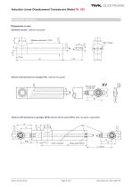 Inductive linear displacement transducers IW260 - 5