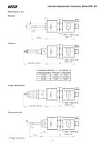 Inductive linear displacement transducers IWM300 - 3