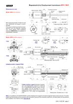 Magnetostrictive displacement transducer MPA - 3