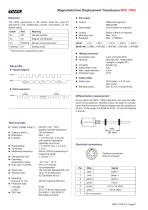 Magnetostrictive displacement transducer MPE - 2