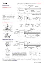 Magnetostrictive displacement transducer MPE - 4