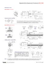 Magnetostrictive displacement transducer MPK - 4