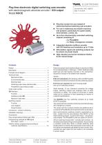 Switching cam encoder NOCE - 1