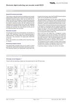 Switching cam encoder NOCE - 2