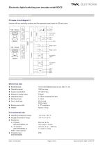 Switching cam encoder NOCE - 3