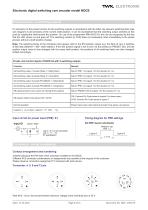 Switching cam encoder NOCE - 8