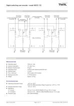 Switching cam encoder NOCE79/S3 SIL2 - 3