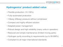 Hydrogenics Selected References - 19