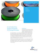 In-situ Evolved Gas In 3D Printing Application Note-1