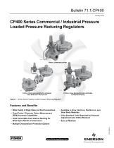 CP400 Series Commercial / Industrial Pressure-Loaded Pressure Reducing Regulators - 1