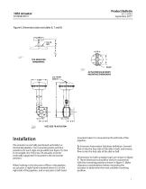 Fisher™ 1052 Size 70 Diaphragm RotaryActuator - 7