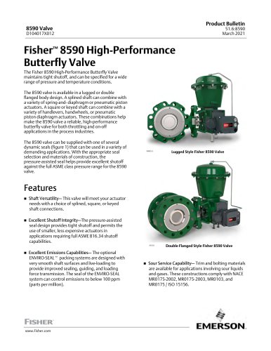 Fisher™ 8590 High-Performance