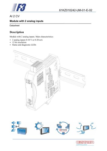 I/O MODULE 2 analog inputs