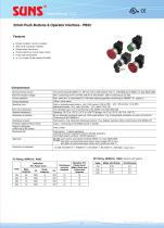 22mm Push Buttons & Operator Interface - PB22-1
