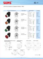 22mm Push Buttons & Operator Interface - PB22-5
