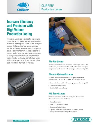 Clipper® Production Lacers_2009