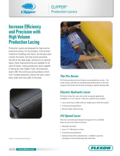 CLIPPER® Production Lacers_2014