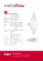 Metraflow Non-Invasive PFA Ultrasonic Flowmeter-2