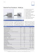 Electrical Force Transducers – Model 307 - 1