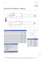 Electrical Force Transducers – Model 314 - 2