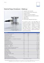 Electrical Torque Transducers – Model 415 - 1