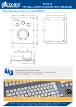 EyϱϱϬͳϭϬ TRACKBALL 50MM 3 BOUTONS INOX INTÉGRABLE - 4