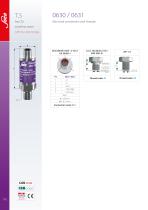 T.5 Digital Pressure Transmitter Hex22 CANopen / CAN J1939-3