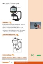 SHAHE/5318-10 0-10mm 0.001mm±0.007mm/Digital Thickness Gauge-1