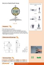 SHAHE/5328-100/0-100mm 0.01mm ±0.03mm/Digital Depth Gauge-1
