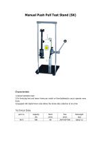 SHAHE|Manual Push Pull Test Stand| SK-S|500N,80mm-1