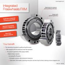 Product flyer Integrated Freewheels FXM-2