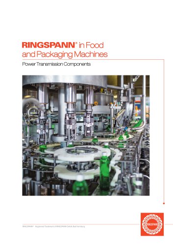 RINGSPANN in Food and packaging machines