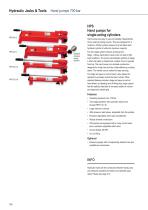 HPS Hand pumps for  single-acting cylinders-1