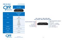 CXR Timing Synchronization Line Card - 4