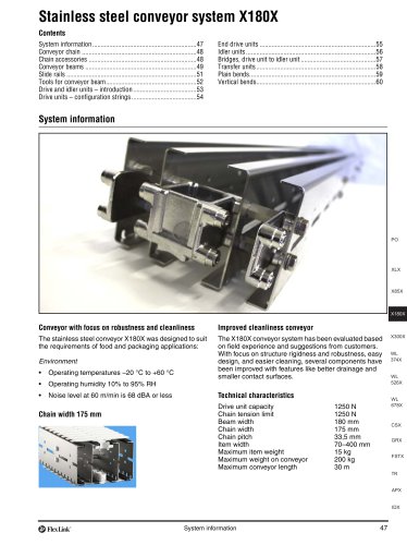 Conveyor system X180X