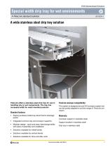 A wide stainless steel drip tray solution-1