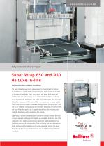 Automatic Shrink Wrapping Bundler: Super Wrap 650 de Luxe in Line - 1