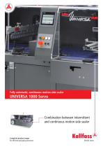 Fully automatic, continuous motion side sealer UNIVERSA 1000 Servo - 1