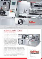 Fully-Automatic, Continuous-Motion Side Sealer UNIVERSA 500 SERVO Stainless Steel Execution - 1