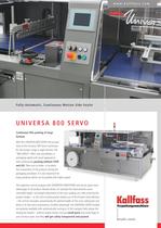 Fully-Automatic, Continuous-Motion Side Sealer UNIVERSA 800 SERVO - 1