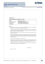 SITEMA-Safety Catcher official approval EN 693-10
