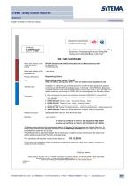 SITEMA-Safety Catcher official approval EN 693-2