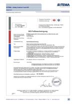 SITEMA-Safety Catcher official approval EN 693-5