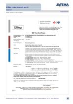 SITEMA-Safety Catcher official approval EN 693-8