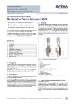 TI-M10 Mechanical Valve Actuator MVA - 1