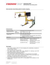 Automatic plastic strapping machines EFP - 1